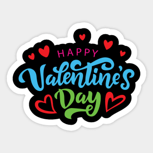 Happy Valentines Day Hearth Sticker